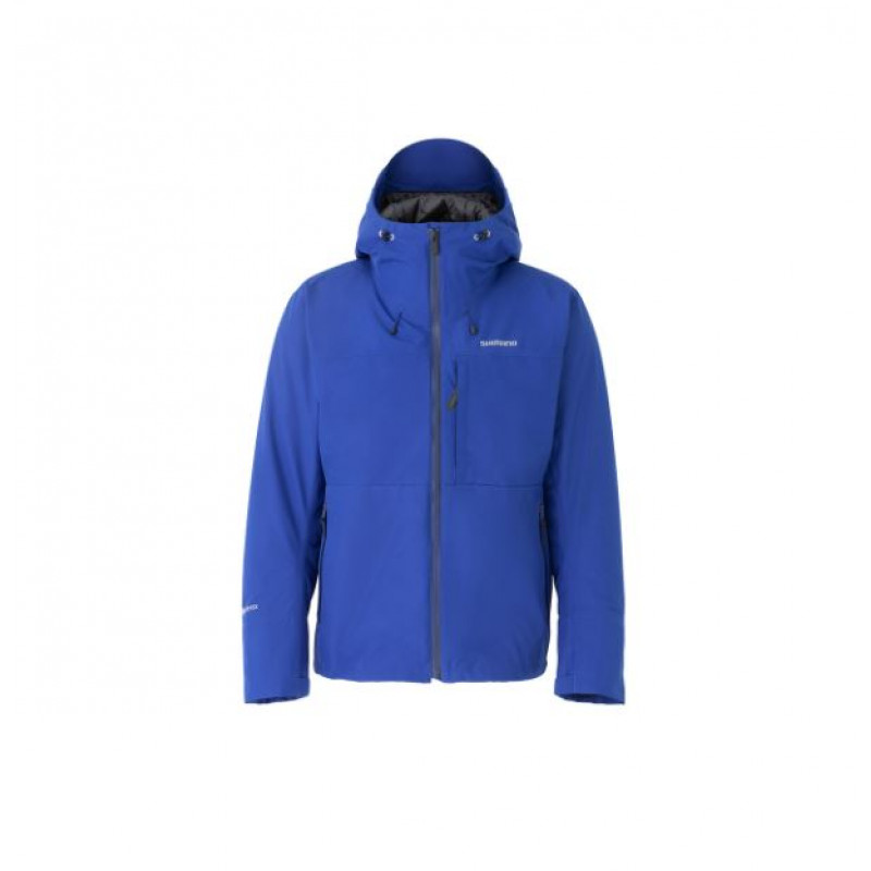 Shimano Warm Rain Jacket M Blue Gore-Tex