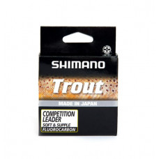 Shimano флюорокарбоновaя леска: Trout Competition 0,14mm 50m 1,29kg