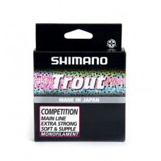 Shimano монофильная леска-для форели: Trout Competition 0,18mm 150m 2,67kg Red