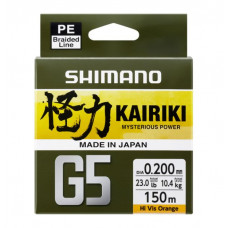 Shimano Kairiki G5 pītā aukla 0,15mm 150m 5,5kg Steel Gray