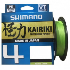 Shimano Kairiki 4 pītā aukla 0,100mm 300m 6,8kg Mantis Green