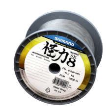 Shimano Kairiki 8 pītā aukla 0,230mm 3000m 22,5kg Steel Gray