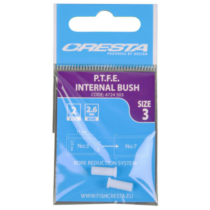 Cresta PTFE букси: INTERNAL SIZE 3