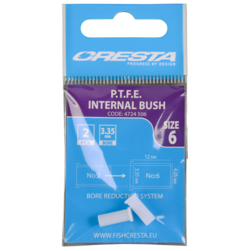 Cresta PTFE букси: INTERNAL SIZE 6