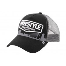 Freestyle TRUCKER CAP BLACK FRONT