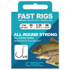 C-Tec FAST RIGS ALLROUND STR 50CM #6-0.28MM