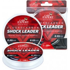 Carp Expert HOOKLINK FLUOROKARBONA SHOCK LEADER, caurspīdīgs, 5X15M, 0,25-0,55 mm