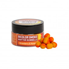 Benzar Mix BICOLOR SMOKE VAFTERI,ēsma zivīm: zemeņu-MEDUS 10X8MM ORANŽS-DZELTENS 30 ML
