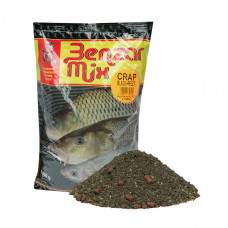 Benzar Mix KARPU PELETSES 1KG MELNAS