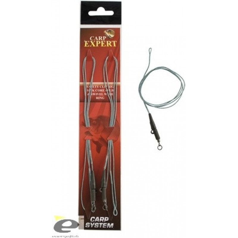 Carp Expert BOILIE LEADCORE WITH SAFETY CLIP AND SWIVEL WITH RING