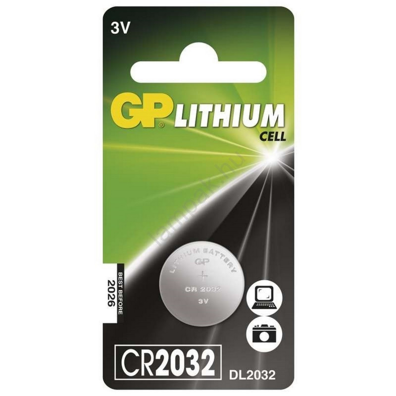 GP LITHIUM Baterijas CR2032-3V bl/5