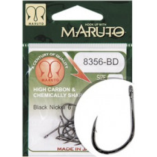 Maruto HOOK MARUTO 8356-BD, BLACK NICKEL, (10 pcs/pack), SIZE 10