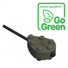 Carp Expert LF-STUBBY PEAR INLINE 40G COLORED ''GO GREEN''