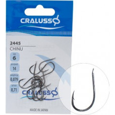 Cralusso HOOK CRALUSSO CHINU, BRONZE, (14 pcs/pack), SIZE 6