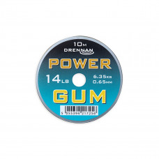 Drennan POWER GUM 0,65MM 14LB BRŪNA