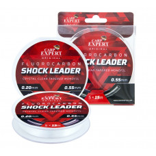 Carp Expert HOOKLINK FLUOROKARBONA SHOCK LEADER, caurspīdīgs, 5X15M, 0,20-0,55 mm