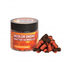 Benzar Mix BICOLOR SMOKE VAFTERI,ēsma zivīm:ŠOKOLĀDES-ORANŽAS 12X8MM ORANŽI-BRŪNAS 60 ML