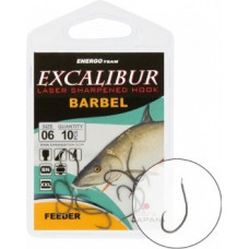 ĀĶI EXCALIBUR BARBEL FEEDER, BEZ IEVĒRPJAMĀS ACS, MELNAIS NIĶELIS, (10 gab/pack), SIZE 12