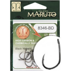 Maruto āķi 8346-BD, BLACK NICKEL, (10 gab), #5