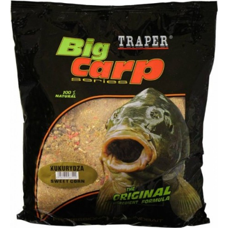 Traper barība zivīm:Big Carp kukurūza 2.5kg