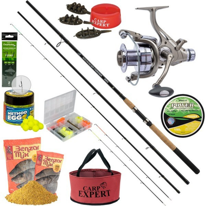 Carp Expert комплект для рыбалки:ADVANCER METHOD 390