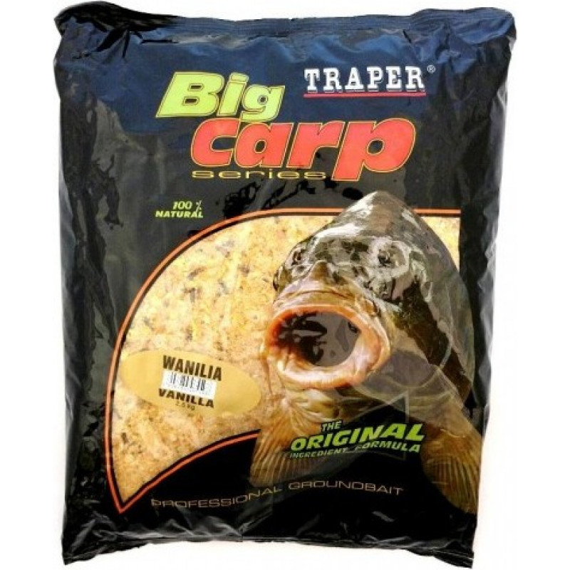 Traper Big Carp barība zivīm: vaniļa 2.5kg