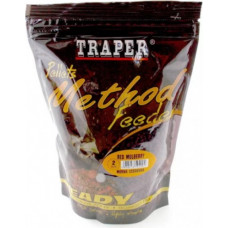 Traper Method Feeder Pellet Ready Sarkanā zīdkoka 2/500 g
