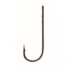 Cralusso HOOK CRALUSSO ZANDER WORM, BLACK NICKEL, (8 pcs/pack), SIZE 2