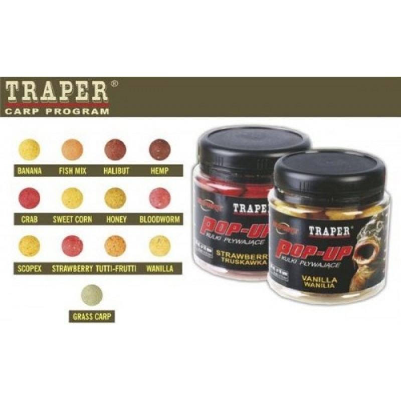 Traper Floating Boilies 18mm Fish mix
