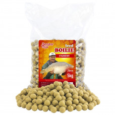 Benzar Mix FEED BOILIES STRAWBERRY RED 20MM 5KG BAGS