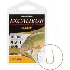 Excalibur HOOK EXCALIBUR CARP CLASSIC, GOLD, (10 pcs/pack), SIZE 8