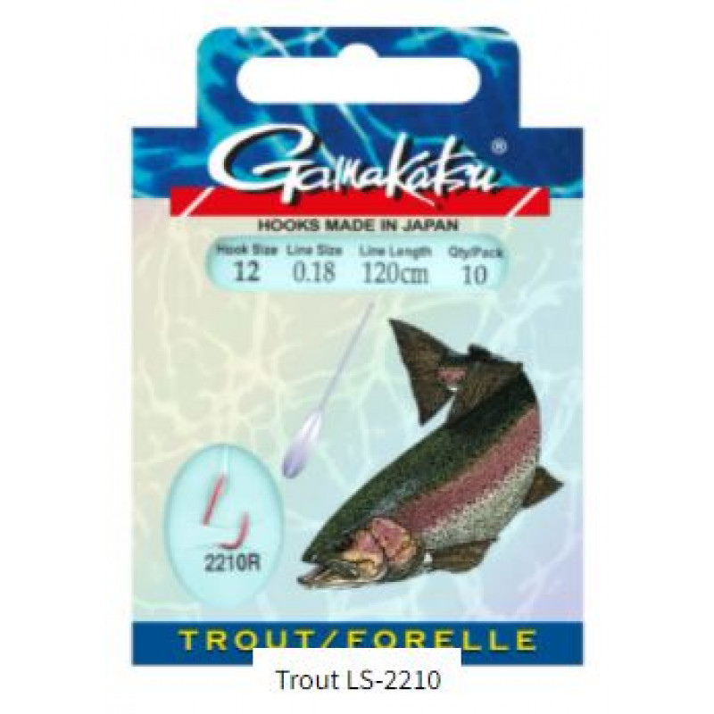 Gamakatsu BOOKLET TROUT 2210R #8-0.20MM 120CM